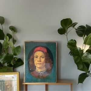 Vintage Portrait of a young man,